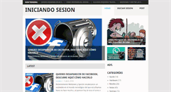 Desktop Screenshot of iniciandosesion.com