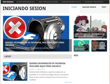 Tablet Screenshot of iniciandosesion.com